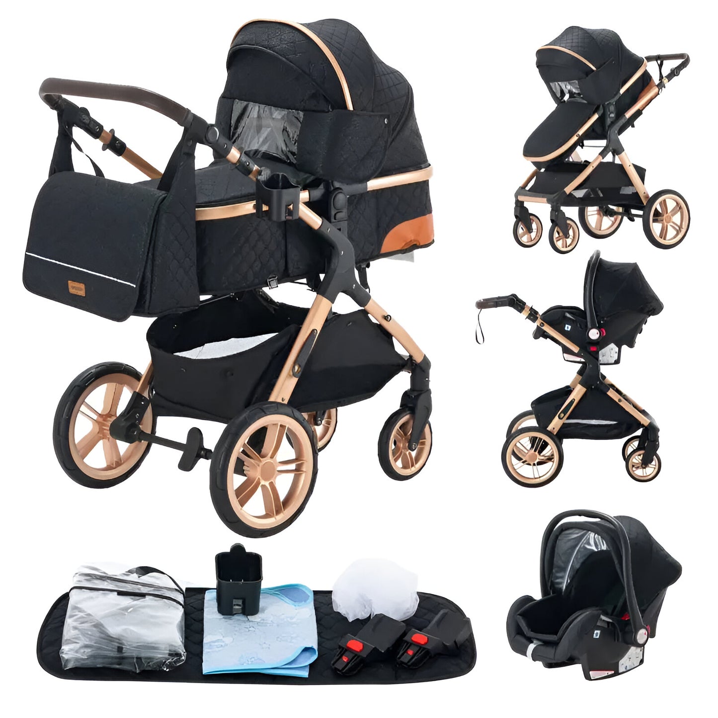 Viroma™ | Multifunctionele 3-in-1 Kinderwagen