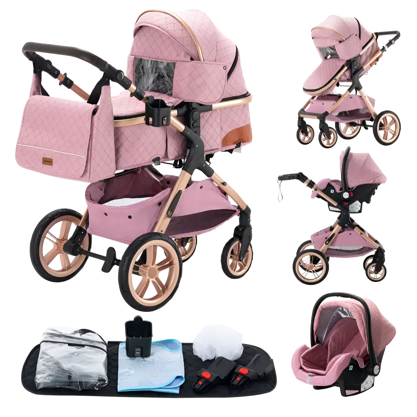 Viroma™ | Multifunctionele 3-in-1 Kinderwagen